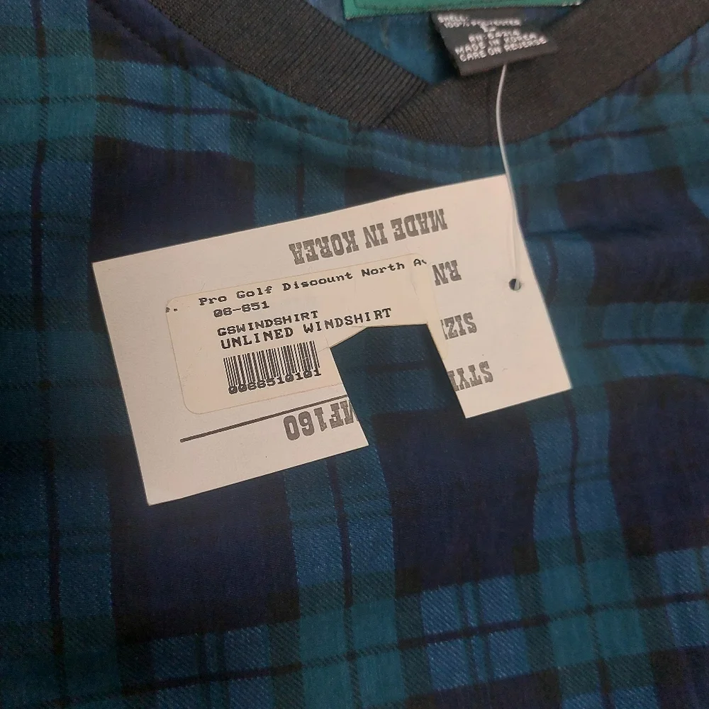 Scottish Winds by Gloos Golf Gear vintage dead stock plaid  golf windshi… - Picture 5 of 5